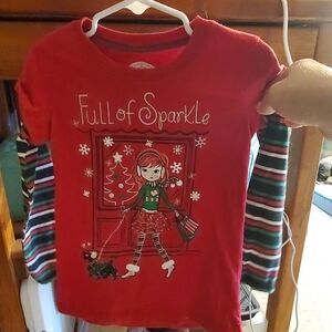 4/5 Kids Top, Holiday